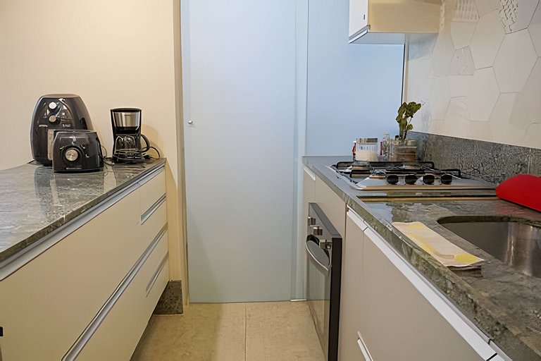 Scl206| Dormitorio y salón modernos en Botafogo