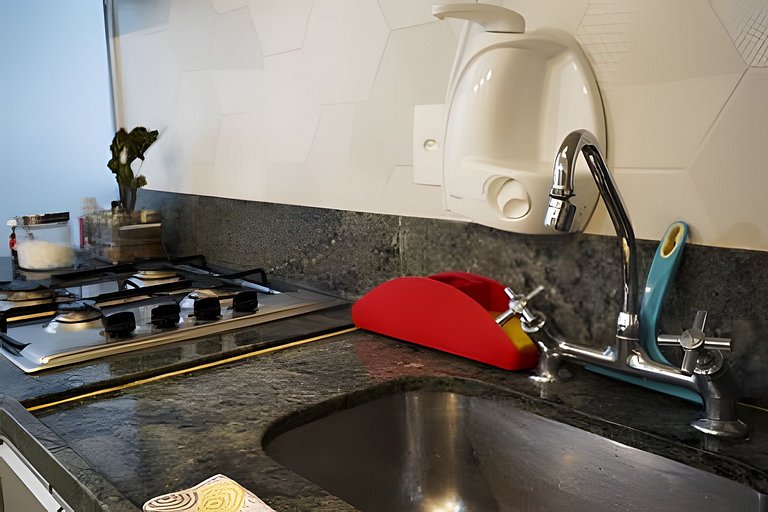 Scl206| Dormitorio y salón modernos en Botafogo