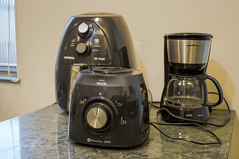 Scl206| Modern bedroom and living room in Botafogo