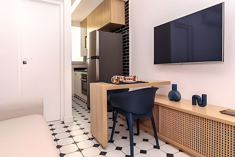 Sam1112 | Kitchnet in Leme, 350 m from the beach