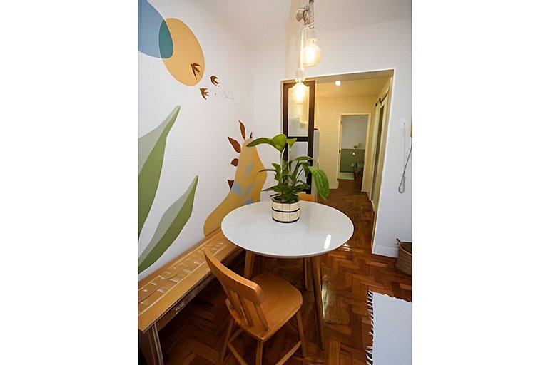 Ata504| Apto moderno próximo a Praia do Leblon