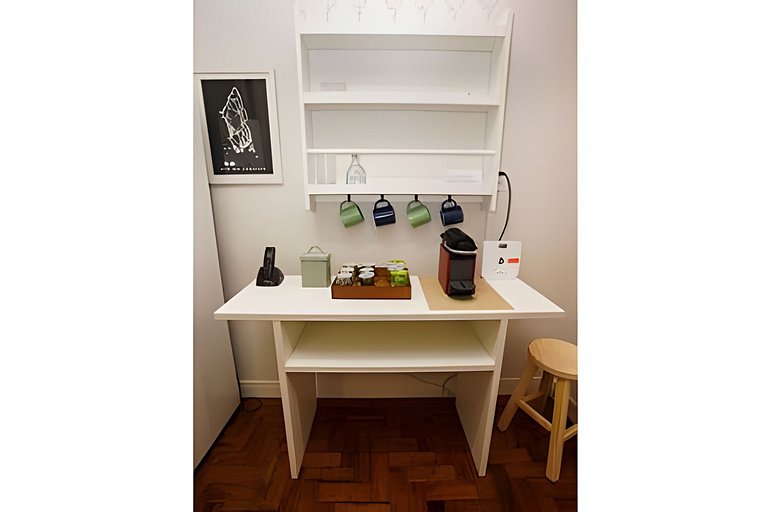 Ata504| Habit. moderno cerca de la playa de Leblon