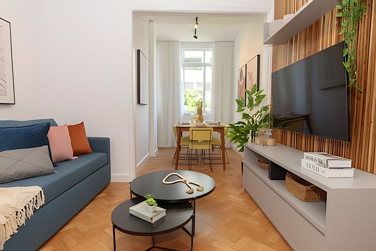 Ata401|Modern apartment 2 blocks from Leblon beach