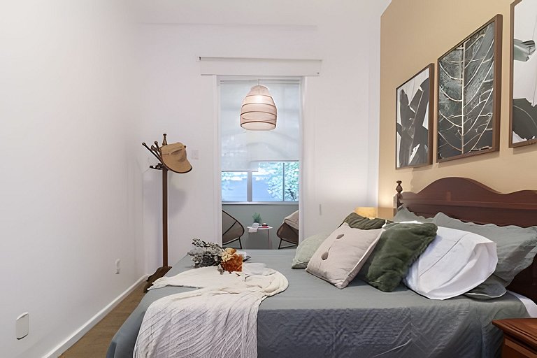 Alm202| Apt charmoso e aconchegante no Leblon