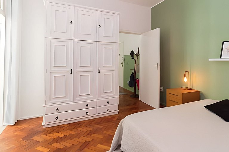 Bul303| Apto bucólico entre Copacabana e Ipanema