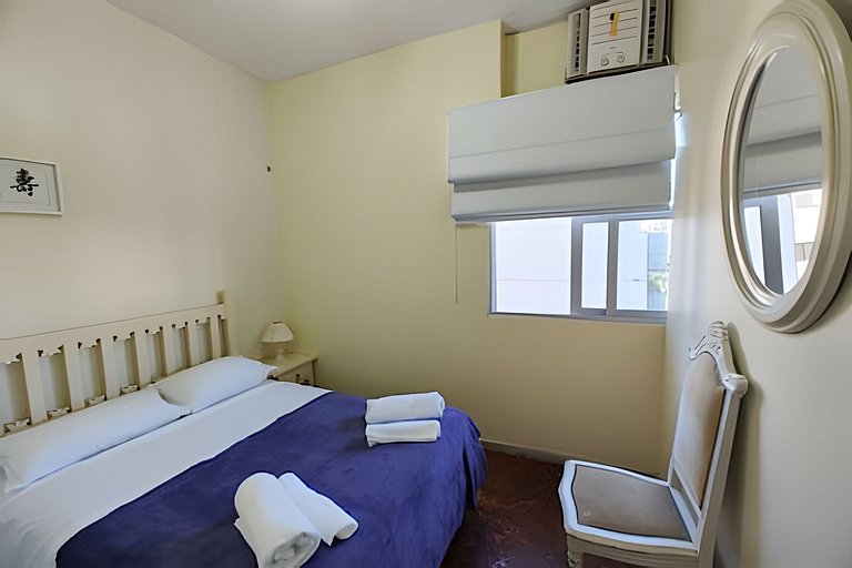 Mtr404 |2 quartos no Leblon a 2 minutos da praia