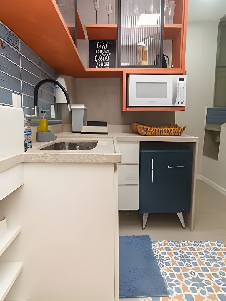 Pra201 Apartamento a cinco minutos da praia