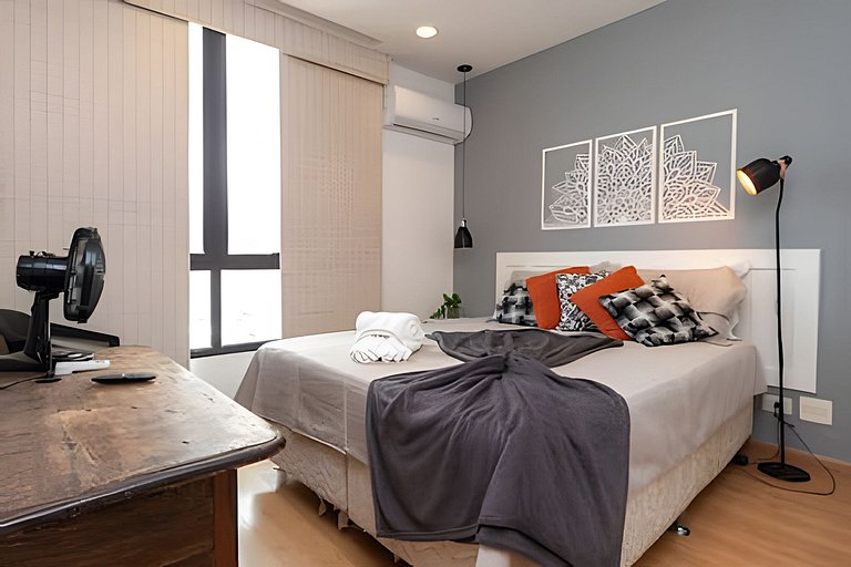 Lira1704|Flat en Leblon 2 min de la playa