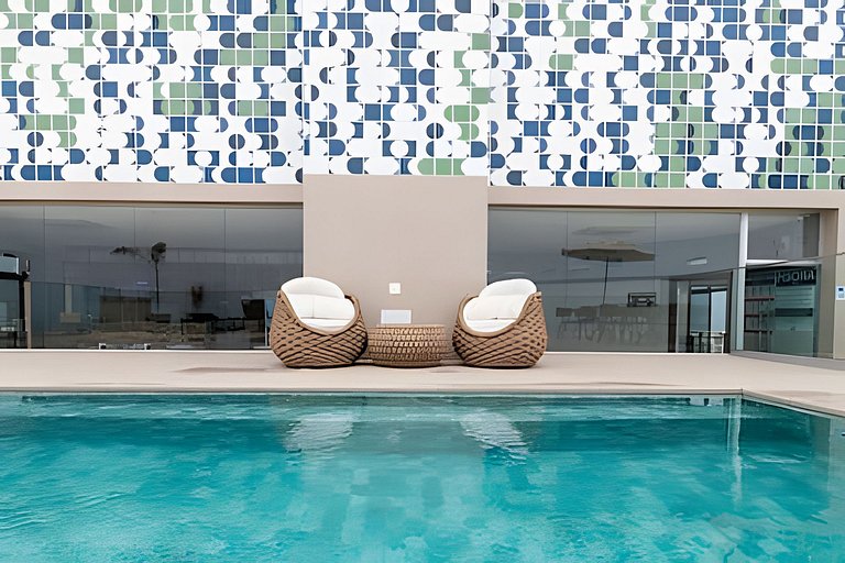 Lira1704|Flat no Leblon c/piscina a 2 min da praia