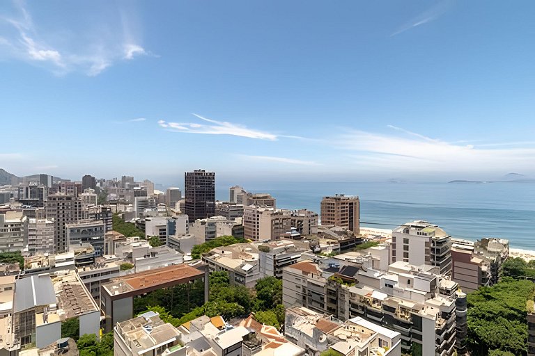 Lira1704|Flat no Leblon c/piscina a 2 min da praia