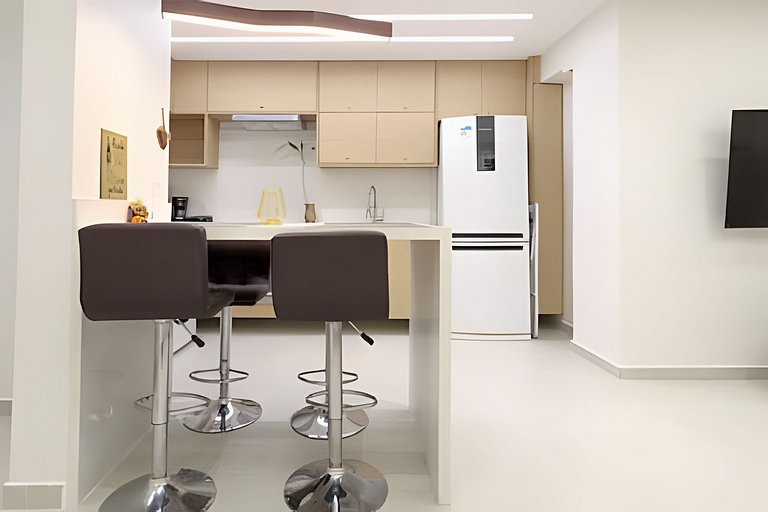 Dom208|2 dorm en Copacabana, 3 minutos de la playa