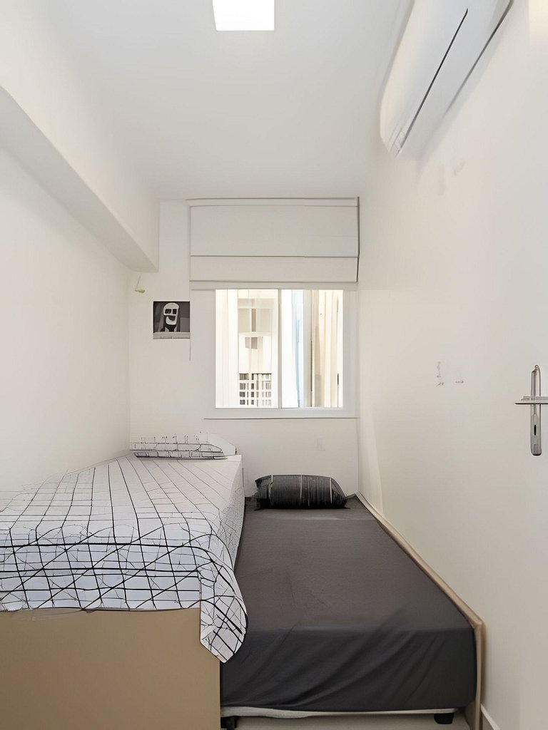 Dom208|2 dorm en Copacabana, 3 minutos de la playa