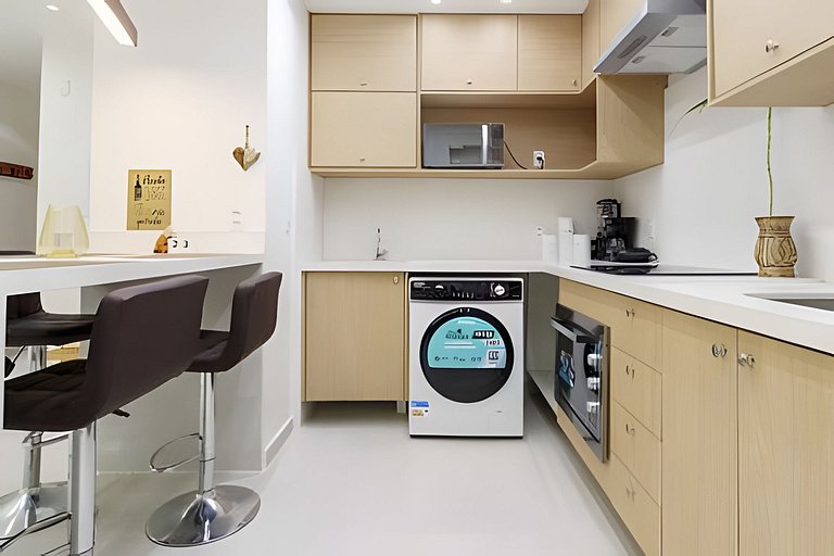 Dom208|2 quartos em Copacabana, 3 minutos da praia