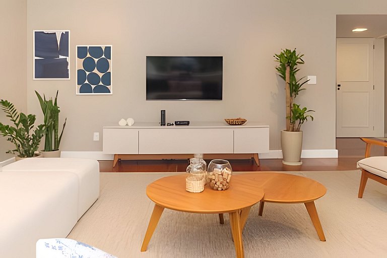 MAR301|Big and cozy in Leblon, 300m from the beach