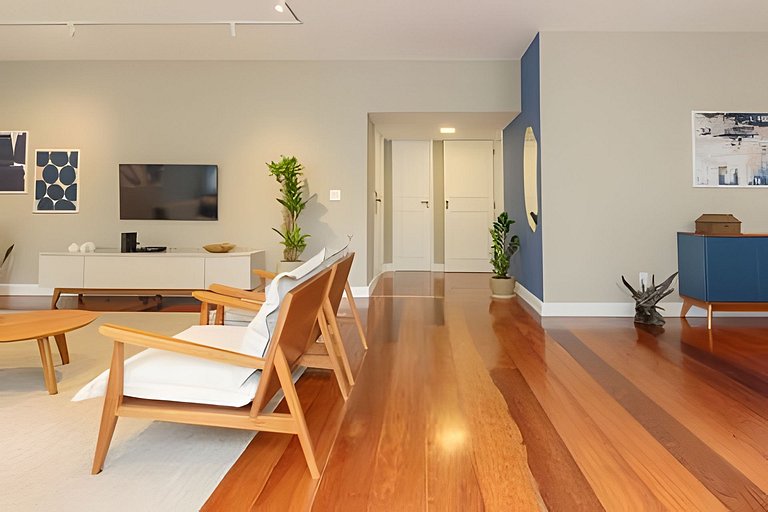 MAR301|Big and cozy in Leblon, 300m from the beach