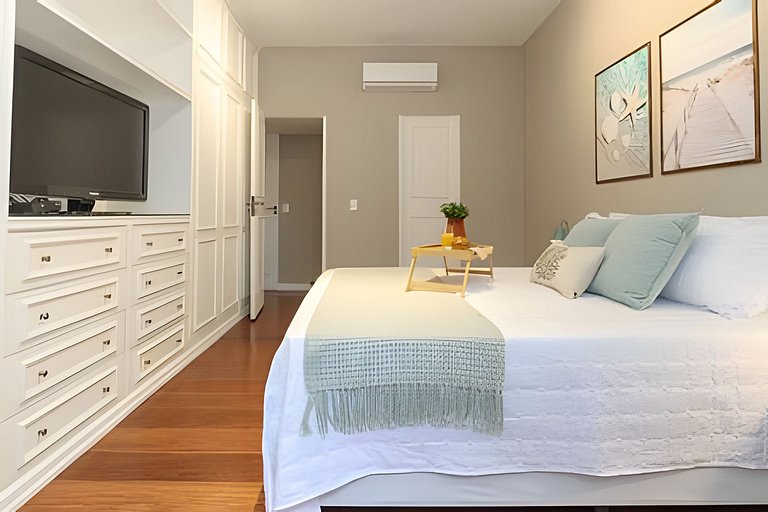 MAR301|Big and cozy in Leblon, 300m from the beach