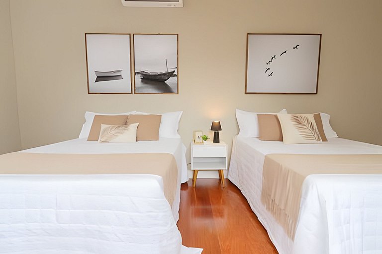 MAR301|Big and cozy in Leblon, 300m from the beach