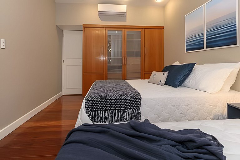 MAR301|Big and cozy in Leblon, 300m from the beach