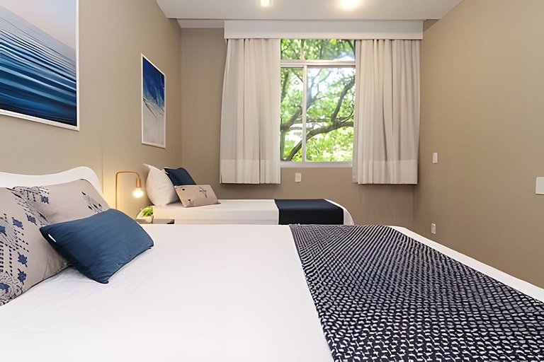 MAR301|Big and cozy in Leblon, 300m from the beach