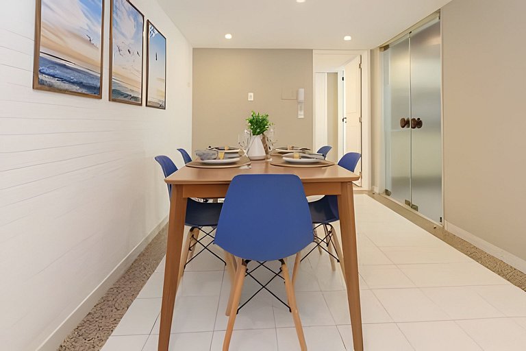 MAR301|Big and cozy in Leblon, 300m from the beach