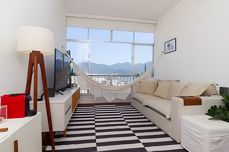 Nsc1502| 2 quartos com vista panorâmica em Ipanema