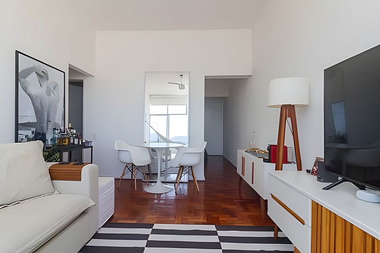 Nsc1502| 2 quartos com vista panorâmica em Ipanema