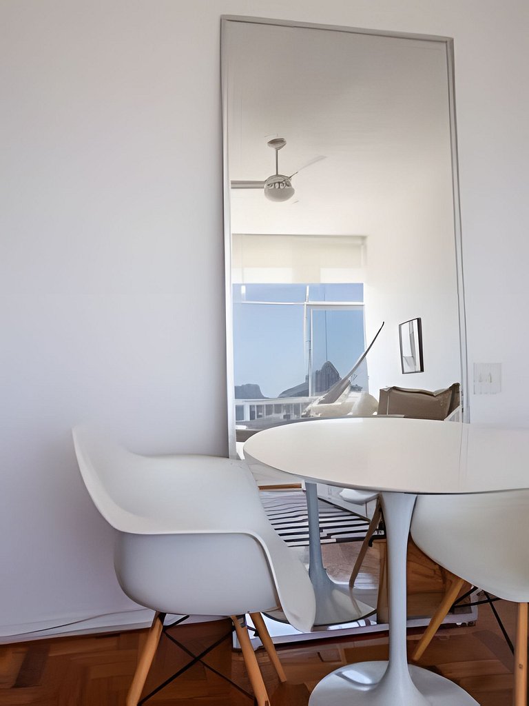 Nsc1502| 2 quartos com vista panorâmica em Ipanema