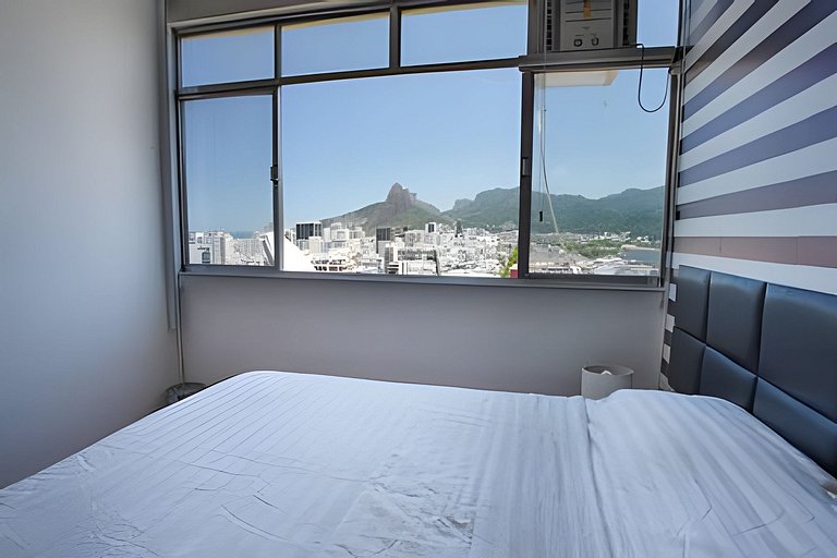 Nsc1502| 2 quartos com vista panorâmica em Ipanema