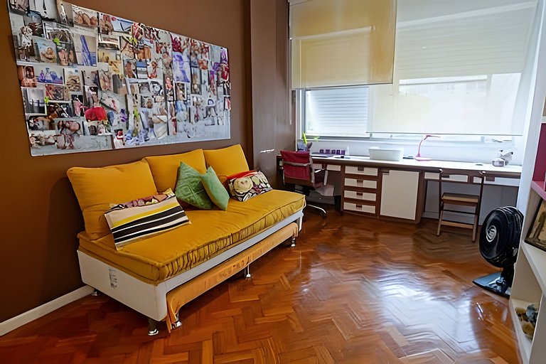 Bul302| 3 bdr on the border of Ipanema/Copacabana