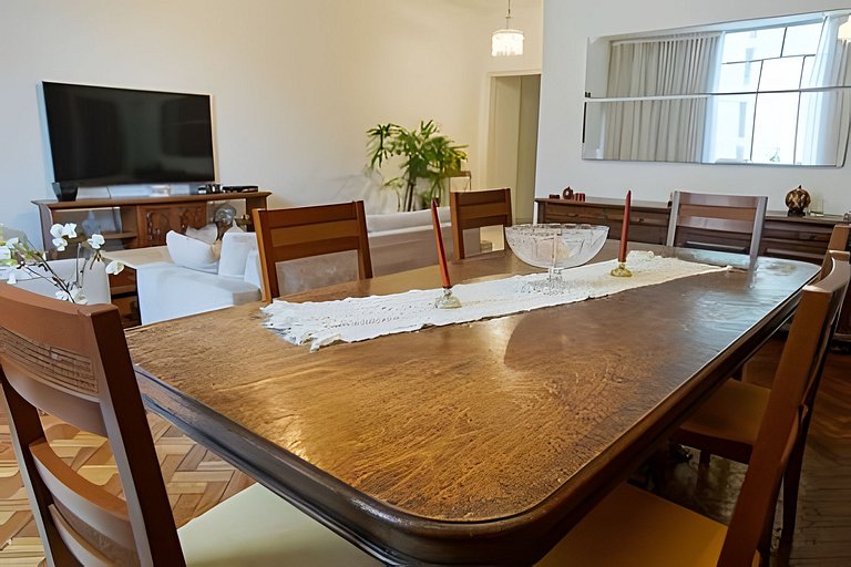 Bul302| 3 bdr on the border of Ipanema/Copacabana