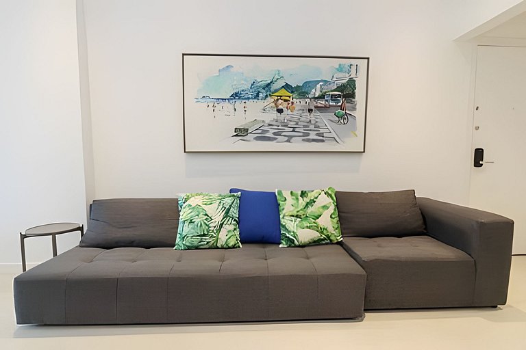 Ata302| Apartamento próximo a Praia do Leblon