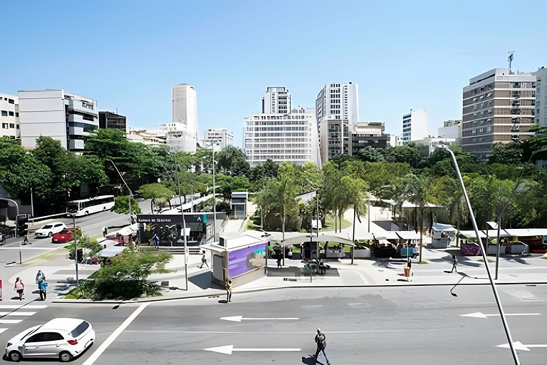 Ata302| Apartamento cerca de la playa de Leblon