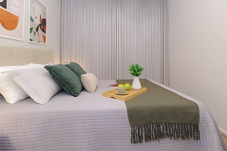 Mtr706| Hab. con condominio completo en Leblon