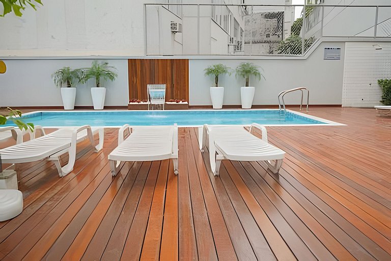 Mtr706| Apt in a perfect condominium in Leblon