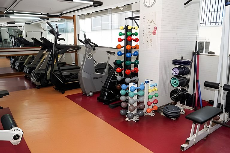 Mtr706| Hab. con condominio completo en Leblon