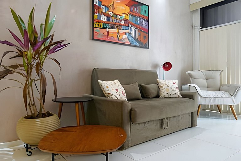 Luc115| Flat en la playa con piscina y sauna