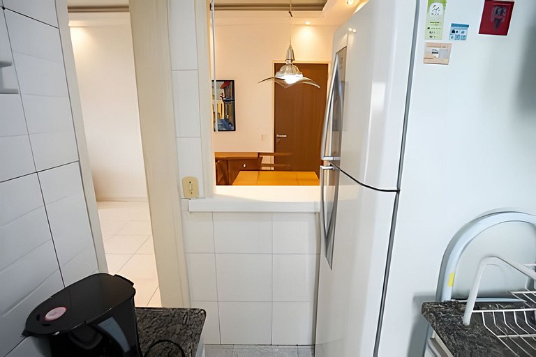 Luc115| Flat with pool and sauna on Barra beach