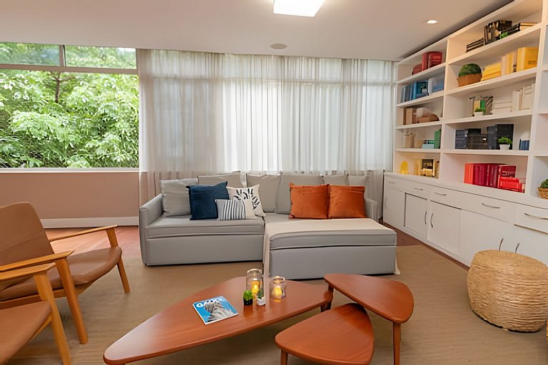 Mar201| Amplio apartamento en Leblon