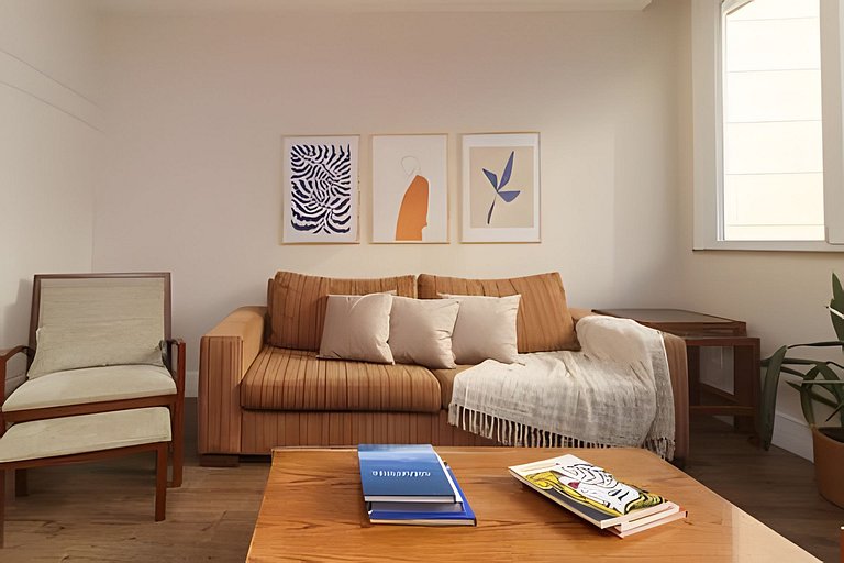 Brt401A| 3 rooms in Copacabana, 9 min from Posto 4