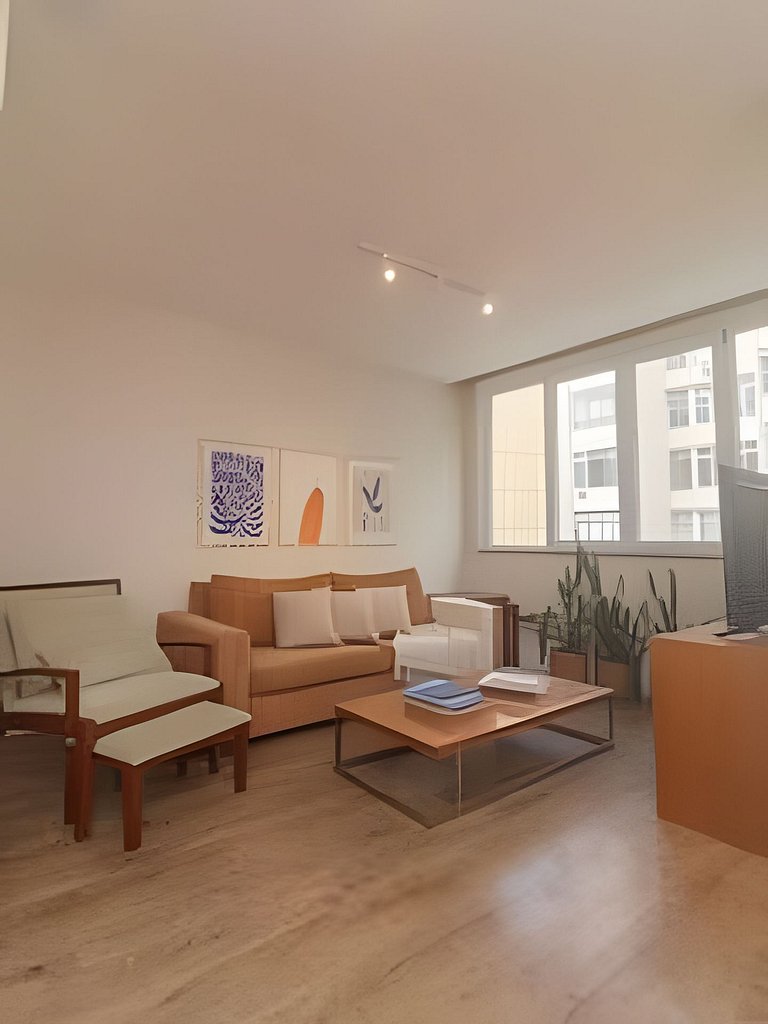 Brt401A| 3 rooms in Copacabana, 9 min from Posto 4