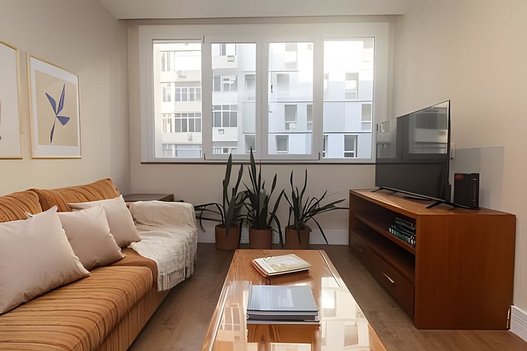 Brt401A| 3 rooms in Copacabana, 9 min from Posto 4