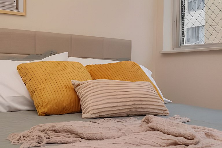 Brt401A| 3 rooms in Copacabana, 9 min from Posto 4