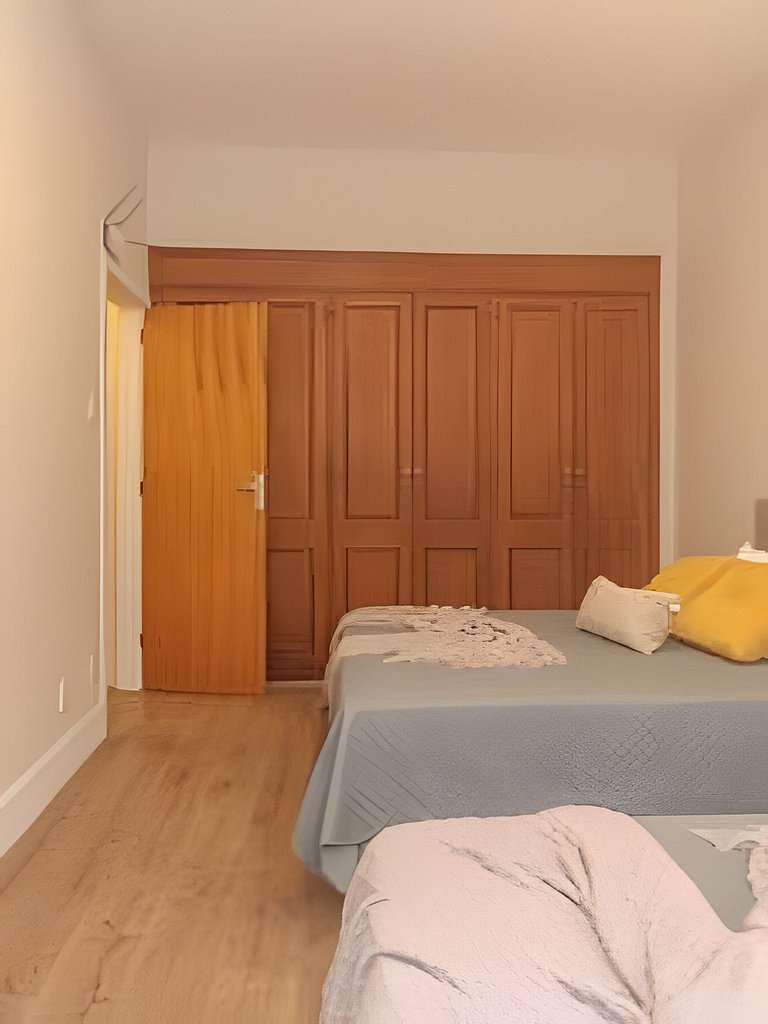 Brt401A| 3 rooms in Copacabana, 9 min from Posto 4