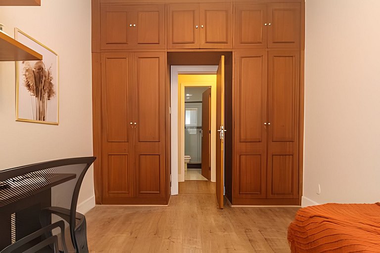 Brt401A| 3 rooms in Copacabana, 9 min from Posto 4