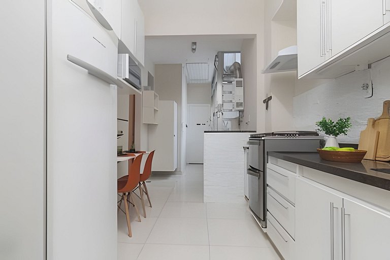 Brt401A| 3 rooms in Copacabana, 9 min from Posto 4