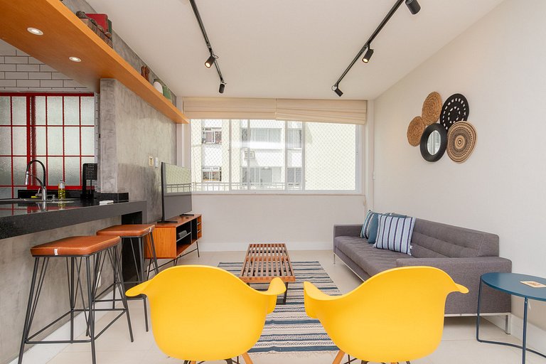 Car1003| Piso todo reformado y equipado en Leblon