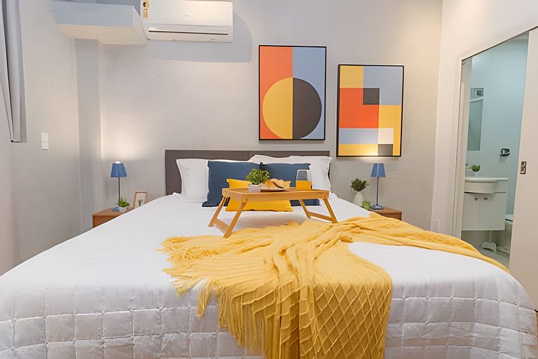 Urq216| Studio in Leblon for 4 people