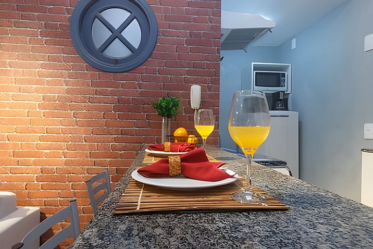 Urq216| Studio in Leblon for 3 people