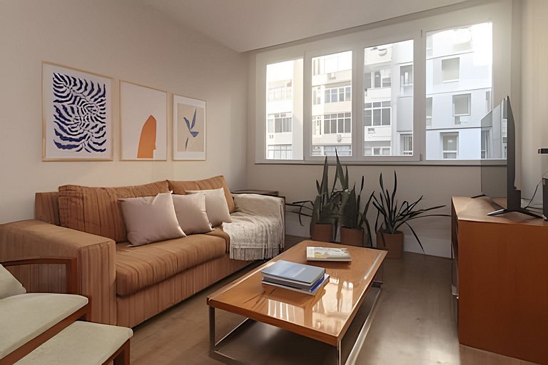 Brt401A| 3 rooms in Copacabana, 9 min from Posto 4