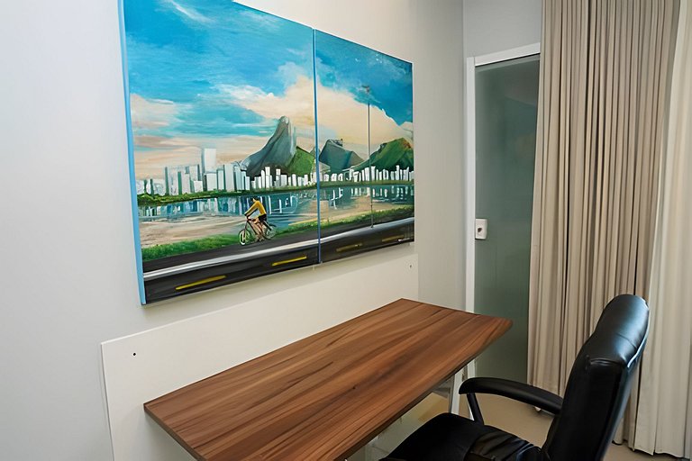 Urq401| Quarto e sala aconchegante no Leblon!